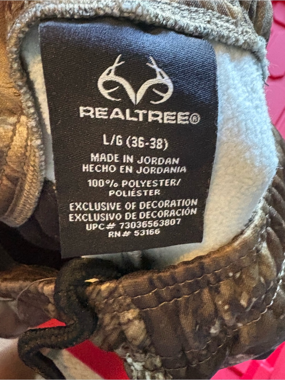 Realtree Men's Camo Joggers in Brown, Tan & Green - Picture 2 of 2